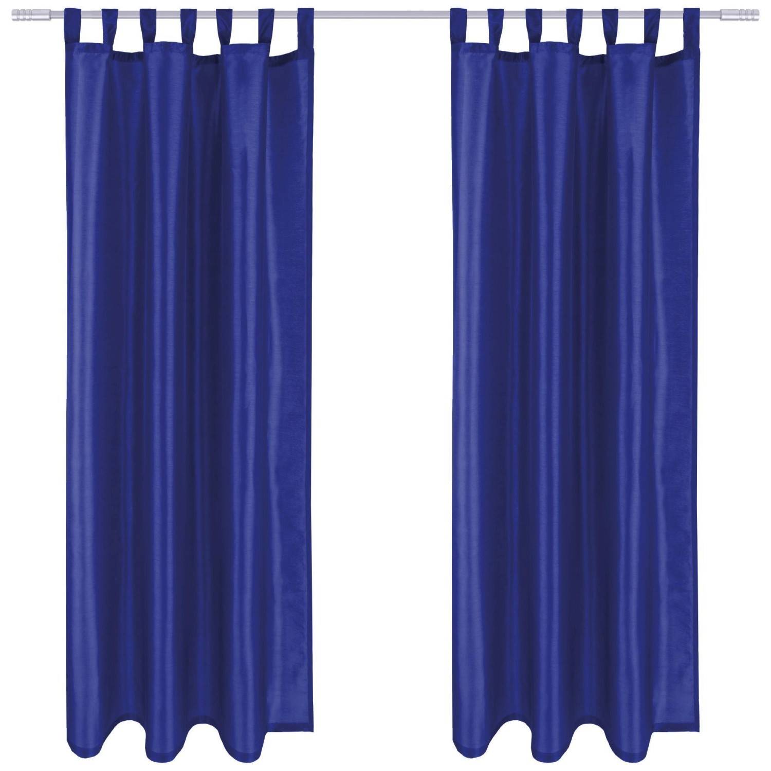 Arsvita 2er Pack Gardine Blickdicht Alessia mit Schlaufen 140 cm x 145 cm Blau Arsvita 2er Pack Gardine Blickdicht Alessia mit Schlaufen 140 cm x 145 cm Blau von Arsvita