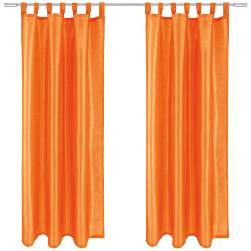 Arsvita 2er Pack Gardine Blickdicht Alessia mit Schlaufen 140 cm x 245 cm Orange Arsvita 2er Pack Gardine Blickdicht Alessia mit Schlaufen 140 cm x 245 cm Orange von Arsvita