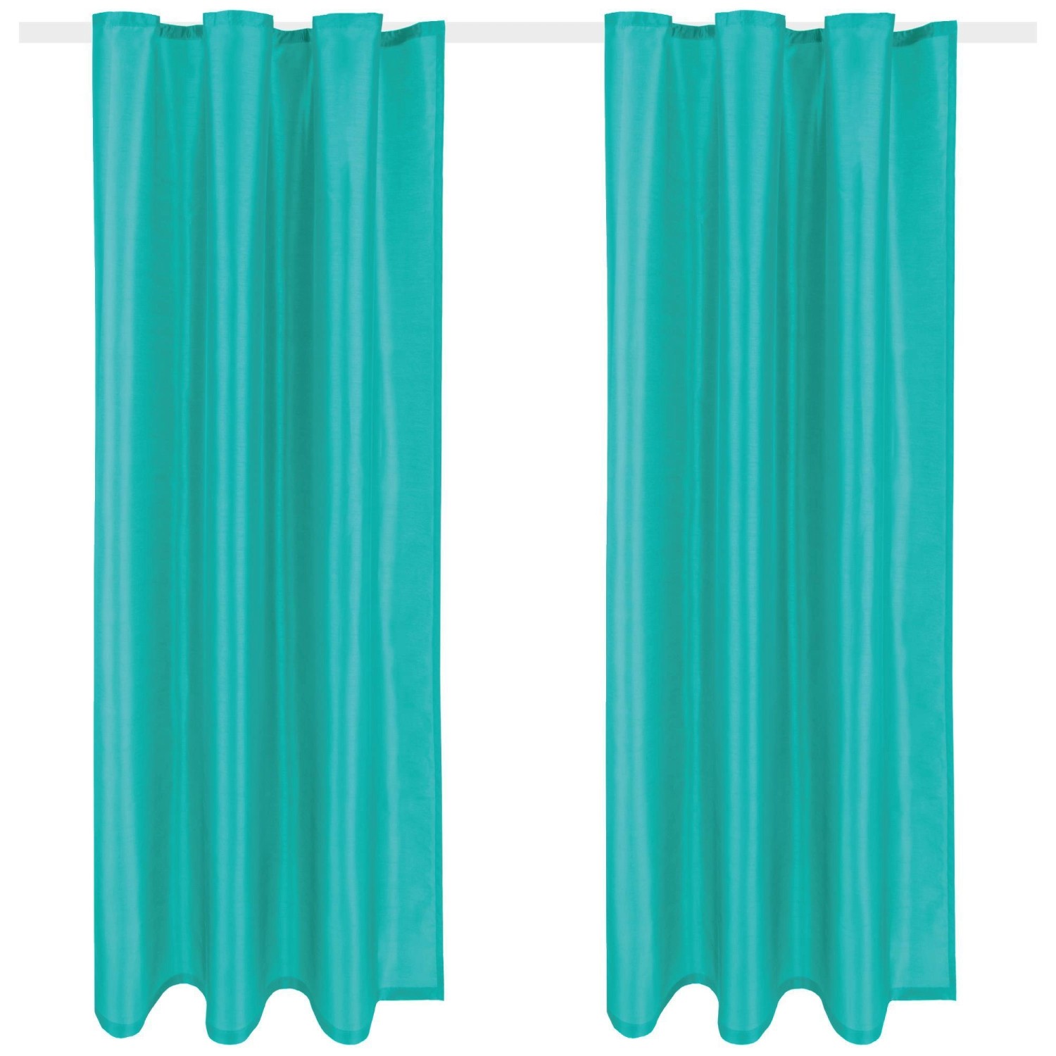 Arsvita 2er Pack Gardine Blickdicht Alessia mit Universalband 140 cm x 145 cm Türkis Arsvita 2er Pack Gardine Blickdicht Alessia mit Universalband 140 cm x 145 cm Türkis von Arsvita