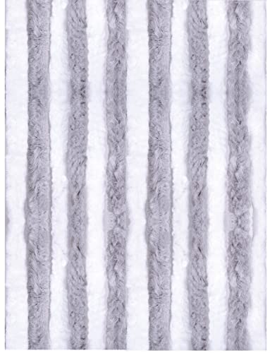 Arsvita Flauschvorhang 80x200 cm in Unistreifen hellgrau - weiß, Perfekter Insekten- und Sichtschutz für Ihre Balkon- und Terrassentür, viele Farben Arsvita Flauschvorhang 80x200 cm in Unistreifen hellgrau - weiß, Perfekter Insekten- und Sichtschutz für Ihre Balkon- und Terrassentür, viele Farben von Arsvita