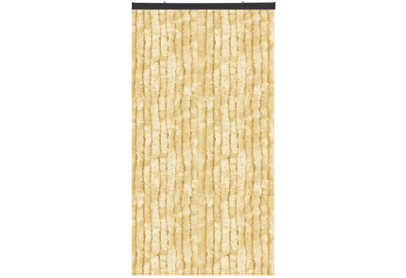 Türvorhang Flauschi, Arsvita, Ösen (1 St), Flauschvorhang 160x185 cm in Unistreifen beige, viele Farben von Arsvita