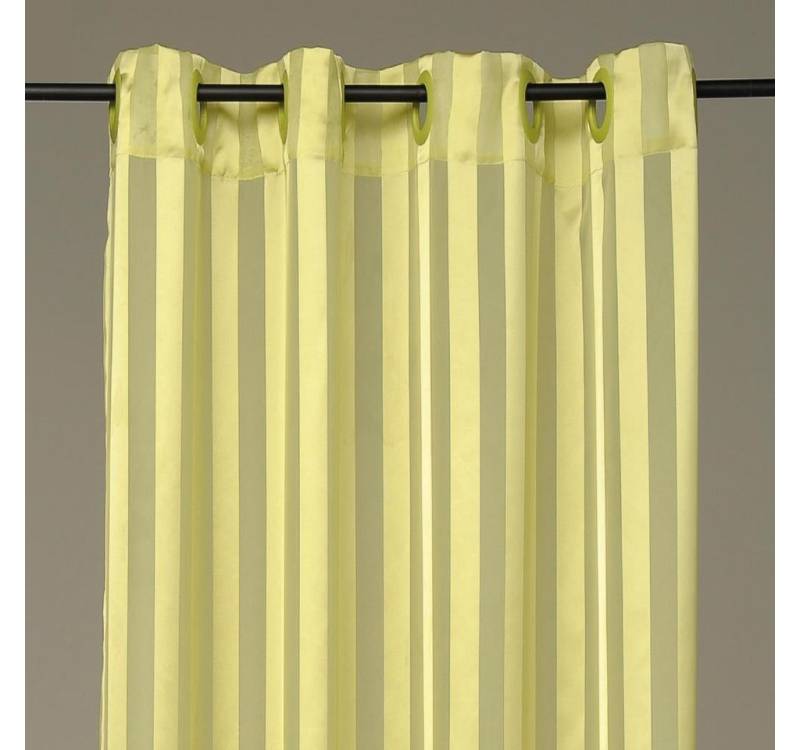 Arsvita Vorhang, Ösen, halbtransparent, Voile, Halbtransparenter Dekoschal mit Streifen, in vielen Größen und Farben von Arsvita