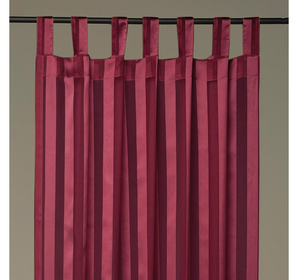 Vorhang, Arsvita, Schlaufen, halbtransparent, Voile, Halbtransparenter Dekoschal mit Streifen, in vielen Größen und Farben von Arsvita