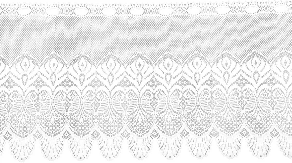 Arsvita Vorhang, Stangendurchzug (1 St), halbtransparent, Bistrogardine in Spitzenoptik, 160cm x 45cm mit Stangendurchzug von Arsvita