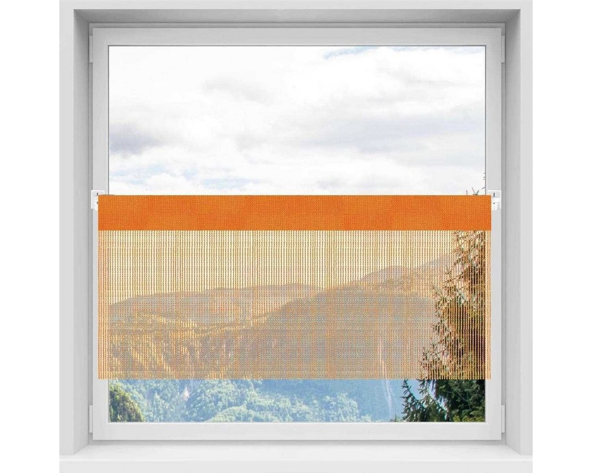 Arsvita Vorhang, Stangendurchzug (1 St), transparent, Faden - Bistrogardine 150cm x 60cm (BxL), Küchengardine von Arsvita