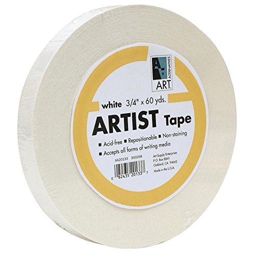 Art Alternatives Artist Tape 3/4" X60 Yards-White von Art Alternatives