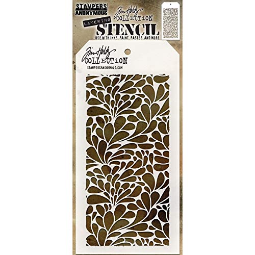 Art Gone Wild Tim Holtz Splash Schablone, transparent von Stampers Anonymous