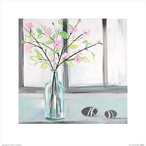 Janet Bell "Frosty Windows 40 x 40cm Kunstdruck von Art Group