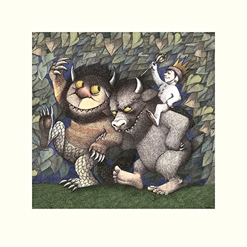 Maurice Sendak Drucken, Papier, Mehrfarbig, 40 x 40cm Maurice Sendak Drucken, Papier, Mehrfarbig, 40 x 40cm von Art Group