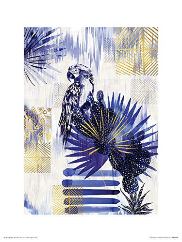 Summer Thornton "Ikat Parrot 30 x 40cm Kunstdruck von Art Group
