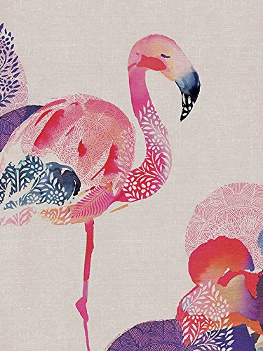 Summer Thornton "Tropical Flamingo, 30 x 40 cm, Leinwanddruck Summer Thornton "Tropical Flamingo, 30 x 40 cm, Leinwanddruck von Art Group