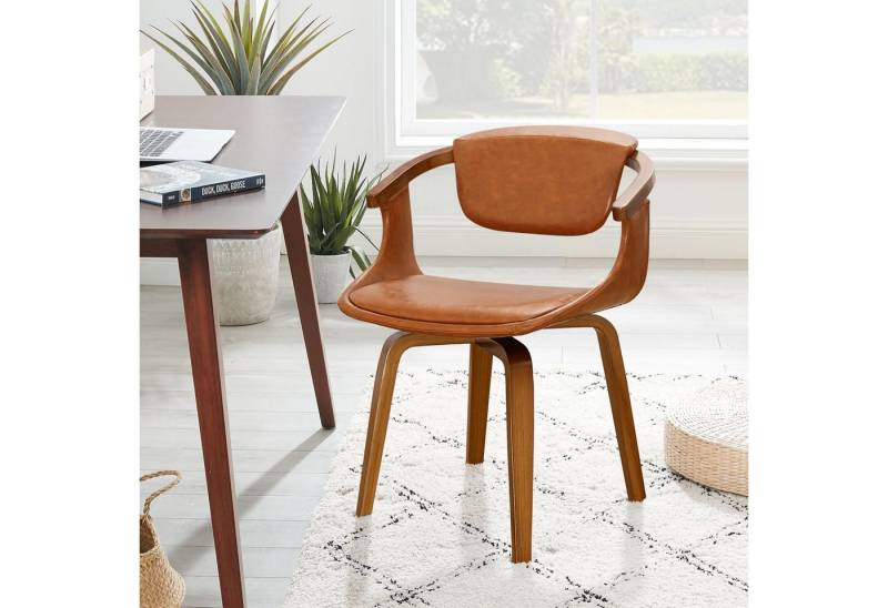 Art Leon Esszimmerstuhl CC028 (Esszimmerstühle Drehbar Polsterstuhl Farbe in Schwarz/Braun/Beige) von Art Leon