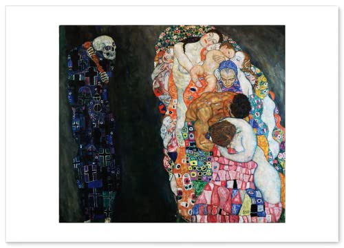 Gustav Klimt Poster "Death and Life", hergestellt in Japan, Druck auf einem dicken Blatt Papier von Art Poster Gallery