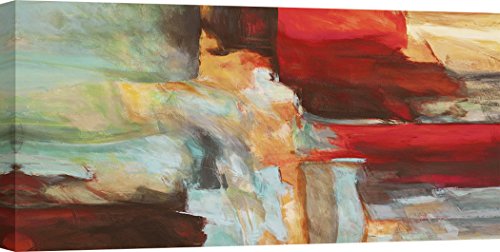 Art Print Cafe – Kunstdruck auf Leinwand - Abstraktes Bild - Jim Stone, Affirmation – 70x35 cm von Art Print Cafe