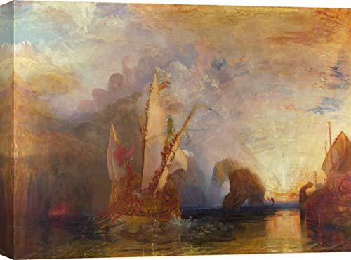 Art Print Cafe – Kunstdruck auf Leinwand - William Turner, Ulysses deriding Polyphemus – 60x40 cm von Art Print Cafe