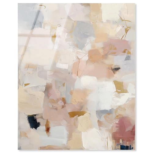 Art Remedy Aura of Beige Acryldruck Neutral Abstrakte Kunst von Art Remedy Fertig zum Aufhängen 24 x 30 von Art Remedy