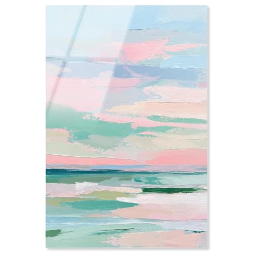 Art Remedy Blush Ocean II Acryldruck, Pastellfarben, Küstenmalerei, fertig zum Aufhängen, 40,6 x 61 cm Art Remedy Blush Ocean II Acryldruck, Pastellfarben, Küstenmalerei, fertig zum Aufhängen, 40,6 x 61 cm von Art Remedy