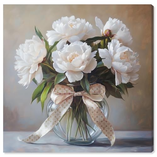 Art Remedy Kunstdruck auf Leinwand, Blumenvase, modisch, Kunstdruck, Galerieverpackung, 76,2 x 76,2 cm Art Remedy Kunstdruck auf Leinwand, Blumenvase, modisch, Kunstdruck, Galerieverpackung, 76,2 x 76,2 cm von Art Remedy