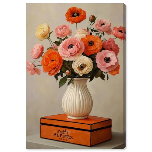 Art Remedy Kunstdruck auf Leinwand, schöne Blumenvase und Box, Kunstdrucke in Galerieverpackung, 50,8 x 76,2 cm Art Remedy Kunstdruck auf Leinwand, schöne Blumenvase und Box, Kunstdrucke in Galerieverpackung, 50,8 x 76,2 cm von Art Remedy