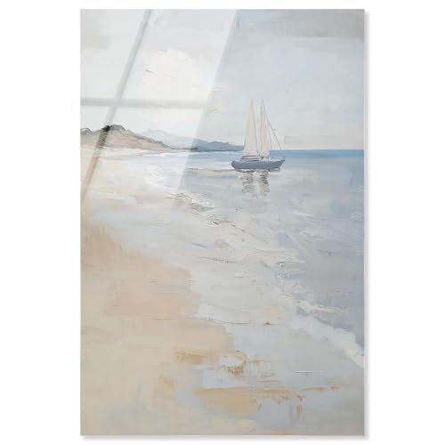 Art Remedy Lone Sail II Acryldruck, klassische Küstenkunst von Art Remedy, fertig zum Aufhängen, 40,6 x 61 cm Art Remedy Lone Sail II Acryldruck, klassische Küstenkunst von Art Remedy, fertig zum Aufhängen, 40,6 x 61 cm von Art Remedy