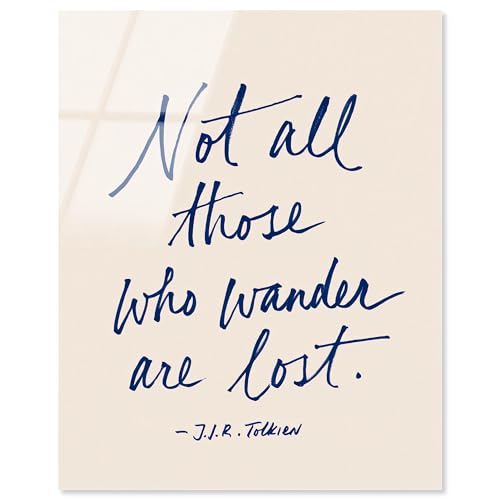Art Remedy "Not All Who Wander", Acryldruck, Zitate, Kunstdrucke von Art Remedy, fertig zum Aufhängen, 40,6 x 50,8 cm Art Remedy "Not All Who Wander", Acryldruck, Zitate, Kunstdrucke von Art Remedy, fertig zum Aufhängen, 40,6 x 50,8 cm von Art Remedy