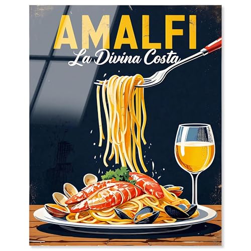 Art Remedy Pasta und Meeresfrüchte Acryldruck, Sommer-Kunstdrucke von Art Remedy, fertig zum Aufhängen, 20 x 24 cm Art Remedy Pasta und Meeresfrüchte Acryldruck, Sommer-Kunstdrucke von Art Remedy, fertig zum Aufhängen, 20 x 24 cm von Art Remedy