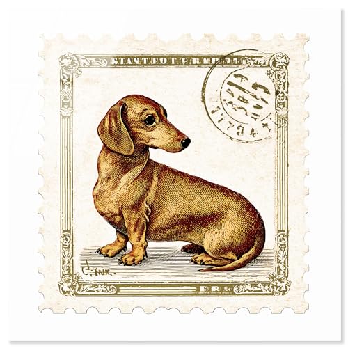 Art Remedy Postal Pup Acryldruck, niedliche Kunstdrucke von Art Remedy, fertig zum Aufhängen, 30 x 30 cm Art Remedy Postal Pup Acryldruck, niedliche Kunstdrucke von Art Remedy, fertig zum Aufhängen, 30 x 30 cm von Art Remedy