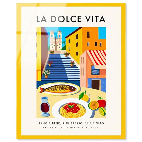 Art Remedy Taste of Sicily Acryldruck, Retro-Sommerdrucke von Art Remedy, fertig zum Aufhängen, 16 x 20 cm Art Remedy Taste of Sicily Acryldruck, Retro-Sommerdrucke von Art Remedy, fertig zum Aufhängen, 16 x 20 cm von Art Remedy