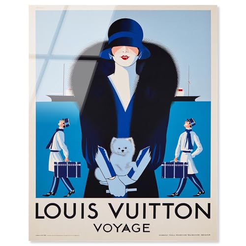 Art Remedy Voyage of Luxury Acryldruck, Retro-Mode-Dekor von Art Remedy, fertig zum Aufhängen, 20 x 24 cm von Art Remedy