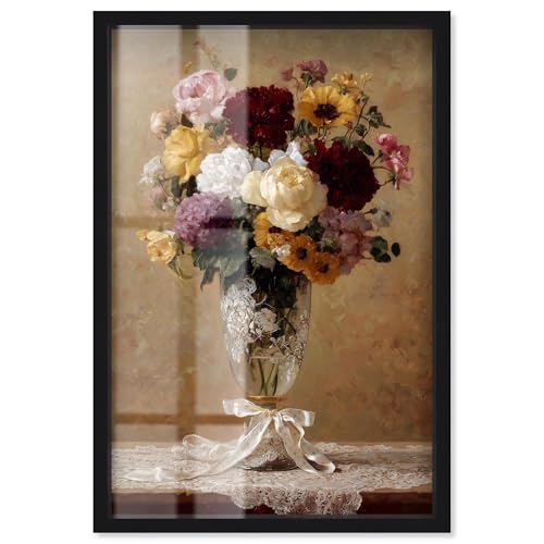 Art Remedy Zarte Spitze Vase Shadowbox Print Autum Art by Art Remedy Schwarzer Rahmen 50,8 x 76,2 cm Art Remedy Zarte Spitze Vase Shadowbox Print Autum Art by Art Remedy Schwarzer Rahmen 50,8 x 76,2 cm von Art Remedy
