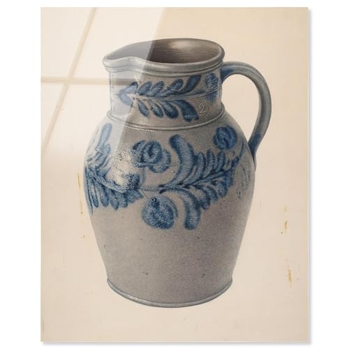 Blue Vine Acryldruck, Vintage-Kunst, von Art Remedy, fertig zum Aufhängen, 16 x 20 cm Blue Vine Acryldruck, Vintage-Kunst, von Art Remedy, fertig zum Aufhängen, 16 x 20 cm von Art Remedy