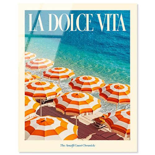 Coastal Bliss Acryldruck, Retro-Sommerdrucke von Art Remedy, fertig zum Aufhängen, 20 x 24 cm Coastal Bliss Acryldruck, Retro-Sommerdrucke von Art Remedy, fertig zum Aufhängen, 20 x 24 cm von Art Remedy