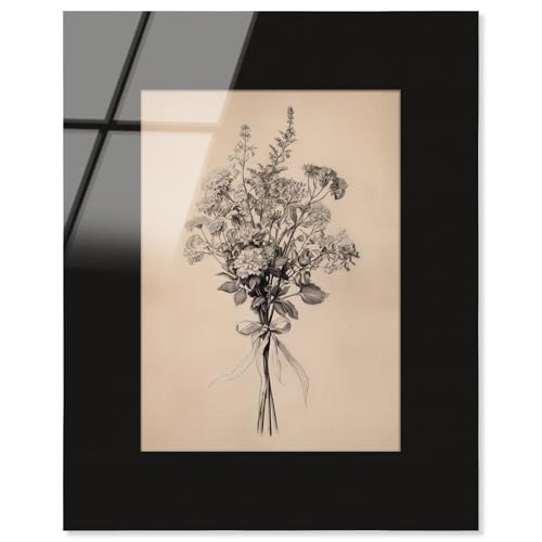 Delicate Graphite Bouquet II Acryldruck Botanical Art von Art Remedy fertig zum Aufhängen, 24 x 30 cm Delicate Graphite Bouquet II Acryldruck Botanical Art von Art Remedy fertig zum Aufhängen, 24 x 30 cm von Art Remedy