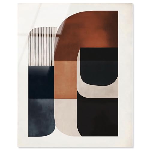 Intersecting Arcs I Acryldruck Midcentury Art by Art Remedy, fertig zum Aufhängen, 24 x 30 cm Intersecting Arcs I Acryldruck Midcentury Art by Art Remedy, fertig zum Aufhängen, 24 x 30 cm von Art Remedy