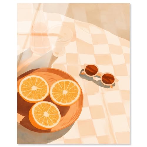 Juicy Stillness Acryldruck, Retro-Sommer-Dekor von Art Remedy, fertig zum Aufhängen, 16 x 20 cm Juicy Stillness Acryldruck, Retro-Sommer-Dekor von Art Remedy, fertig zum Aufhängen, 16 x 20 cm von Art Remedy