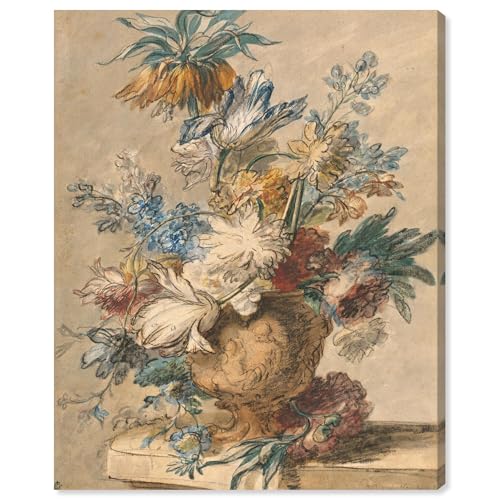 Kunstdruck auf Leinwand, Blumen in Kreide, Vintage-Kunst von Art Remedy, Galerieverpackt, 50,8 x 61 cm Kunstdruck auf Leinwand, Blumen in Kreide, Vintage-Kunst von Art Remedy, Galerieverpackt, 50,8 x 61 cm von Art Remedy