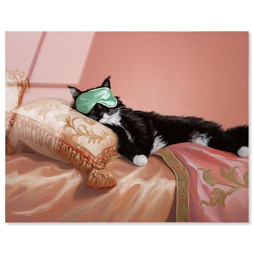Kunstvoller Catnap Acryldruck Katzen Kunst von Art Remedy, fertig zum Aufhängen, 30 x 24 cm Kunstvoller Catnap Acryldruck Katzen Kunst von Art Remedy, fertig zum Aufhängen, 30 x 24 cm von Art Remedy