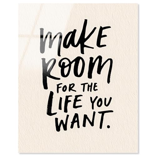 Make Room Acryldruck, Zitate Kunstdrucke von Art Remedy, fertig zum Aufhängen, 24 x 30 cm Make Room Acryldruck, Zitate Kunstdrucke von Art Remedy, fertig zum Aufhängen, 24 x 30 cm von Art Remedy