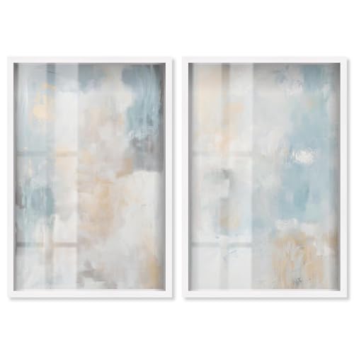 Neutral Modern Minimalistisch Abstrakt Paar Set Shadowbox Print Minimalistische Wanddekoration von Art Remedy Weißer Rahmen 40,6 x 61 cm Neutral Modern Minimalistisch Abstrakt Paar Set Shadowbox Print Minimalistische Wanddekoration von Art Remedy Weißer Rahmen 40,6 x 61 cm von Art Remedy