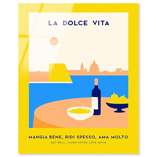 Simple Pleasures Afloat Acryldruck, Retro-Sommer-Dekor von Art Remedy, fertig zum Aufhängen, 40,6 x 50,8 cm Simple Pleasures Afloat Acryldruck, Retro-Sommer-Dekor von Art Remedy, fertig zum Aufhängen, 40,6 x 50,8 cm von Art Remedy