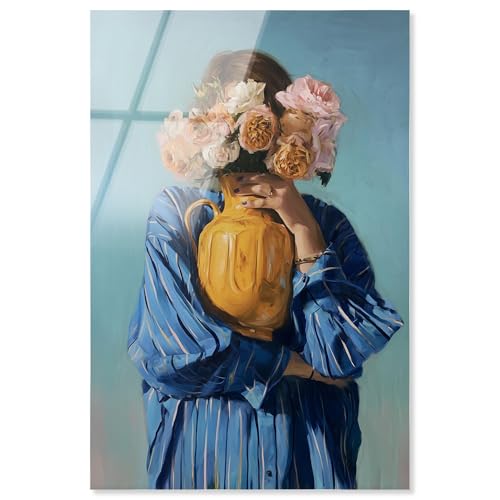 Soul in Blossom Acryldruck, Sommer-Kunstdrucke von Art Remedy, fertig zum Aufhängen, 20 x 30 cm von Art Remedy