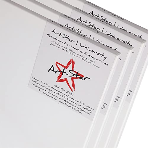 Art-Star 4X University KEILRAHMEN 60x60 cm | Leinwände auf Keilrahmen 60x60 cm | Leinwandtuch vorgrundiert, malfertige bespannte quadratische Keilrahmen mit Leinwand zum malen Art-Star 4X University KEILRAHMEN 60x60 cm | Leinwände auf Keilrahmen 60x60 cm | Leinwandtuch vorgrundiert, malfertige bespannte quadratische Keilrahmen mit Leinwand zum malen von Art-Star