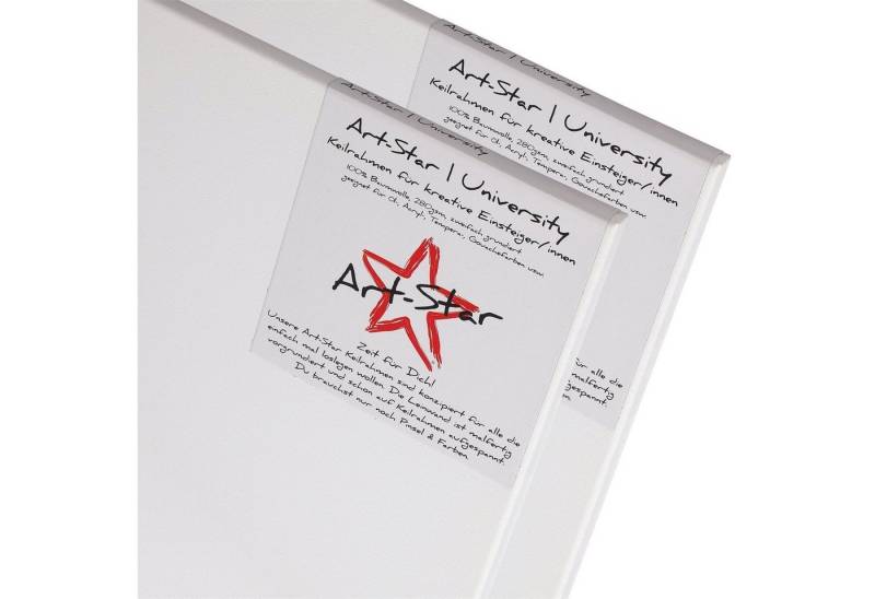 Art Star Keilrahmen 2 ART-STAR KEILRAHMEN 70x100 cm, Leinwände auf Keilrahmen, Malfertig. Einfach auspacken und loslegen. von Art Star