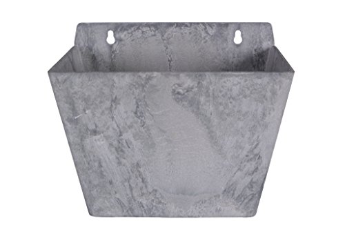 Art en Vogue Artstone Pflanzgefäß Wandtopf Ella, frostbeständig und leichtgewichtig, Grau, 22x15x17cm, 22x15x17 cm von Artstone