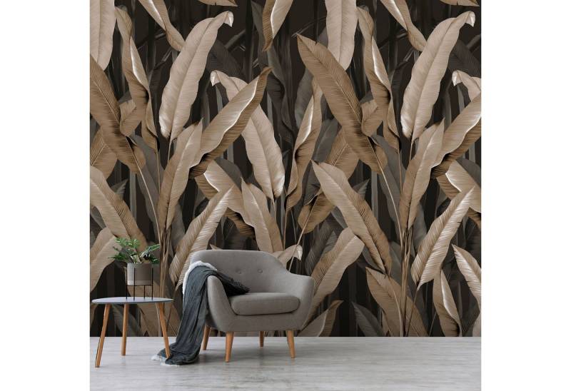 Art for the home Fototapete Bananenblatt, glatt, Motiv, (1 St), Design Tapeten von Art for the home