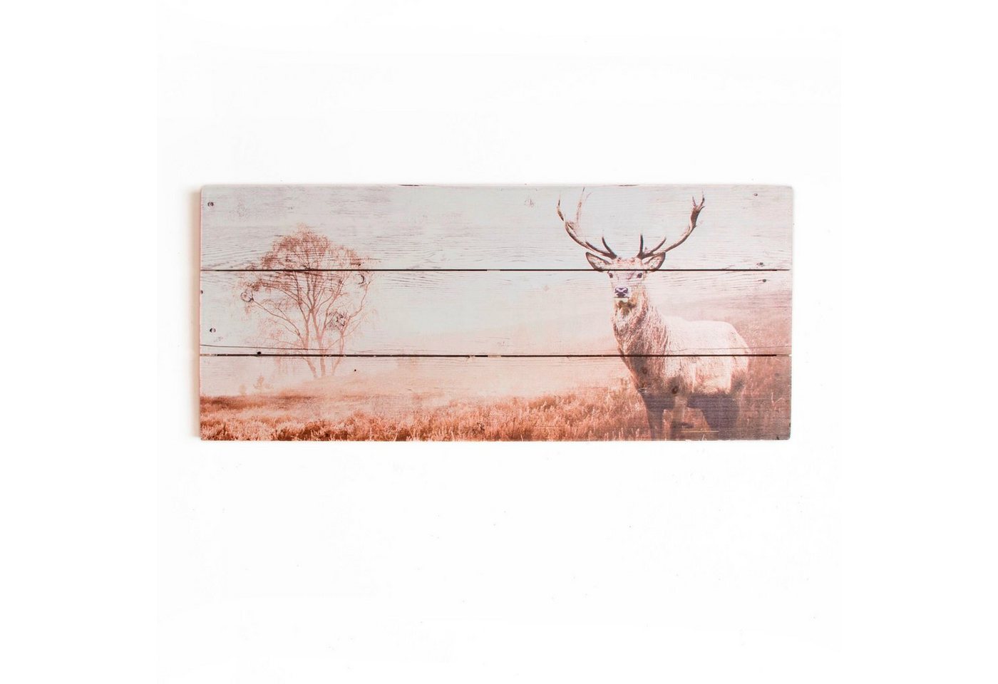 Art for the home Holzbild Stag, Hirsche von Art for the home