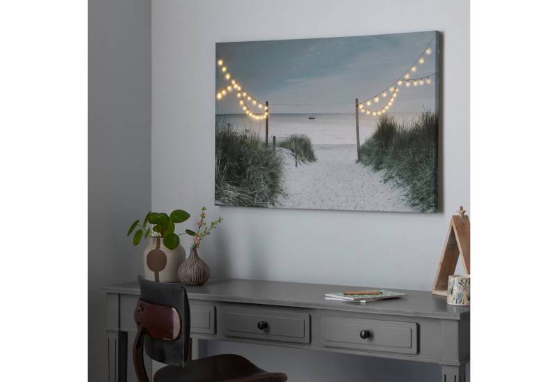 Art for the home LED-Bild Strand LED 60x90cm, (1 St) von Art for the home