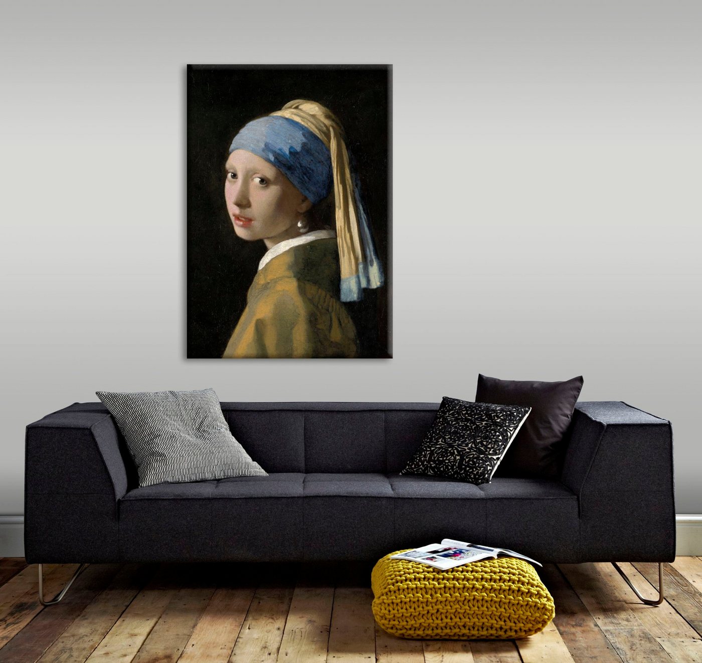 Art for the home Leinwandbild Meisje met de pare, Jan Vermeer von Art for the home
