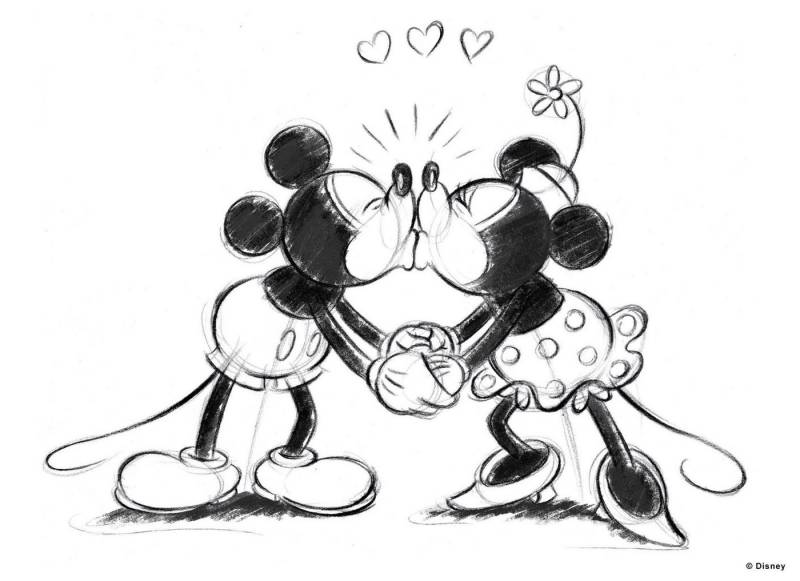 Art for the home Leinwandbild Mickey & Minnie von Art for the home