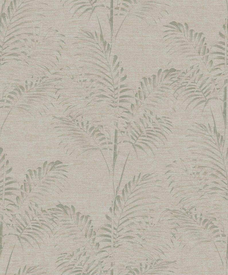 Art for the home Vliestapete Pure Nature Palme, glatt, botanisch, (1 St), Grün - 53x10m von Art for the home